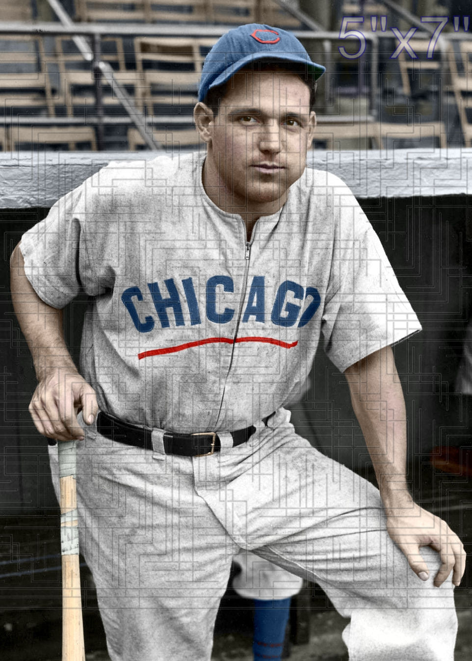 Bill Nicholson - 1943-48 Chicago Cubs - choose a size & style