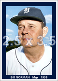 Bill Norman - 1958 Detroit Tigers - choose a size & style