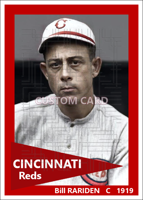 Bill Rariden - 1919 Cincinnati Reds - choose a size & style