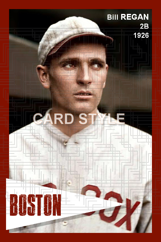 Bill Regan - 1926 Boston Red Sox - choose a size & style