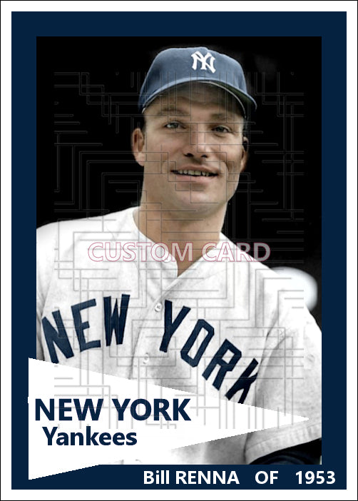 Bill Renna - 1953 New York Yankees - choose a size & style