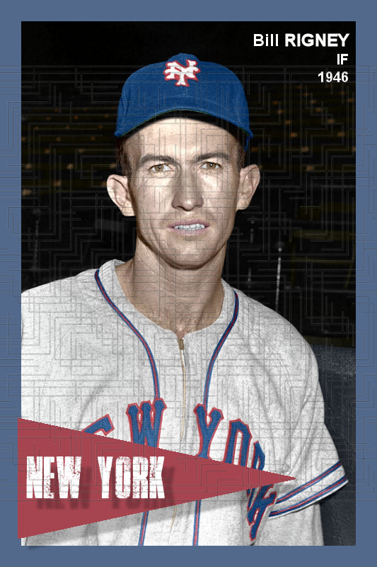 Bill Rigney - 1946 New York Giants - choose a size & style