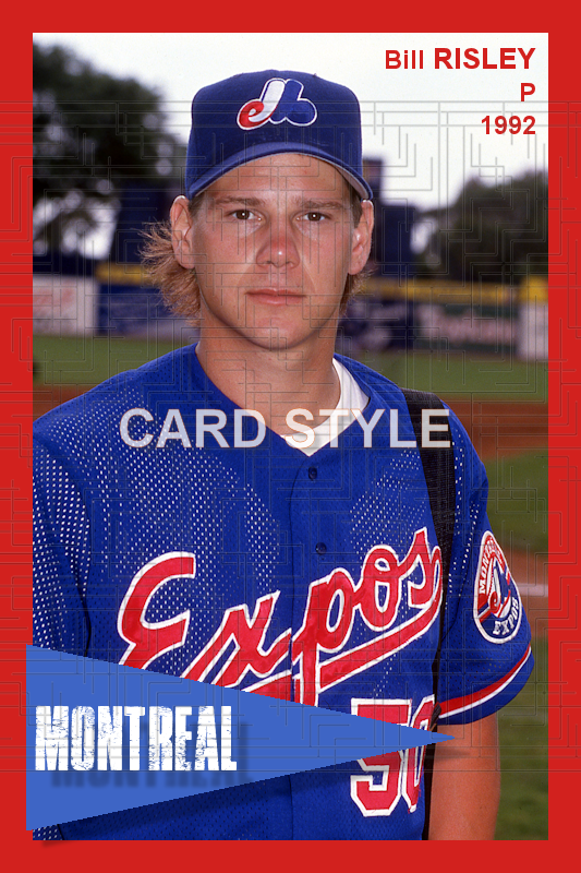 Bill Risley - 1992 Montreal Expos - choose a size & style
