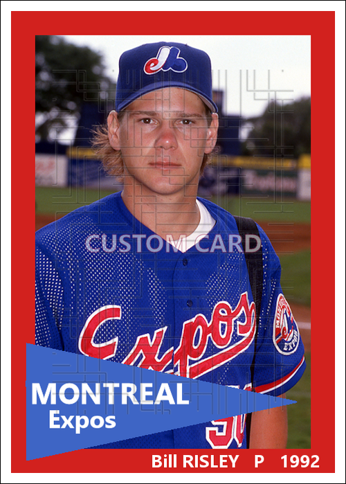Bill Risley - 1992 Montreal Expos - choose a size & style