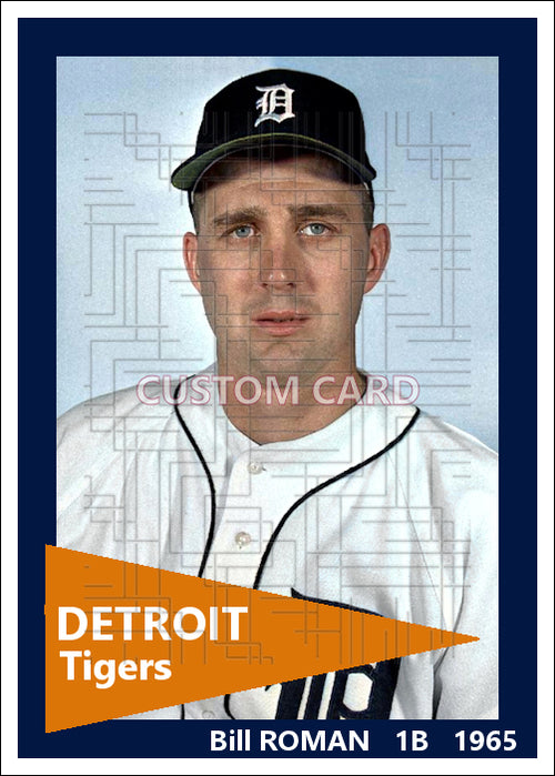 Bill Roman - 1965 Detroit Tigers - choose a size & style