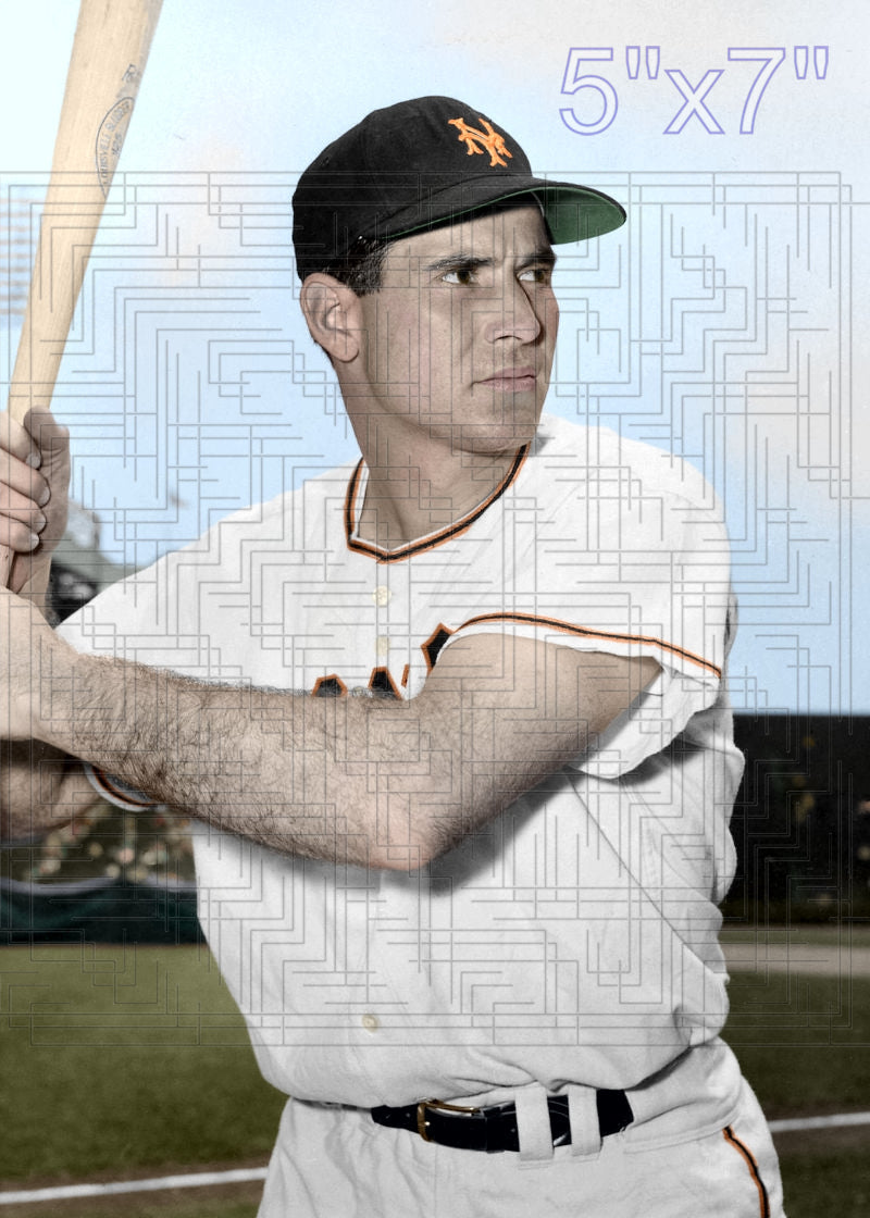 Bill Sarni - 1956 New York Giants - choose a size & style