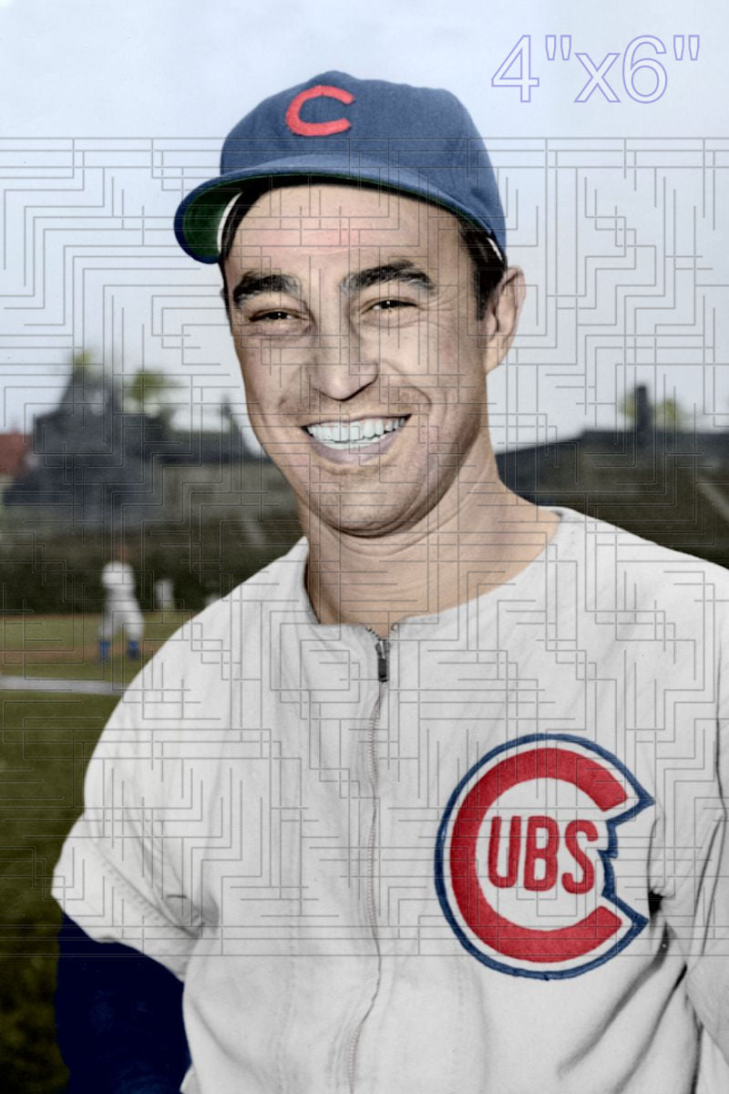 Bill Schuster - 1943-45 Chicago Cubs - choose a size & style