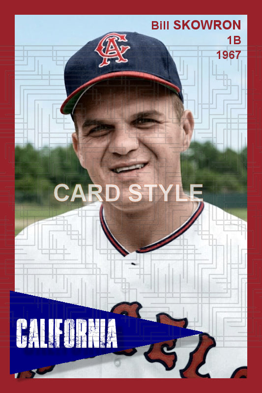 Bill Skowron - 1967 California Angels - choose a size & style