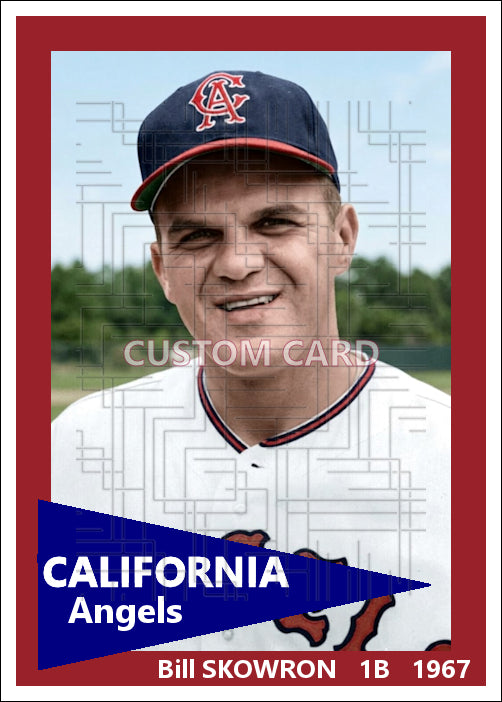 Bill Skowron - 1967 California Angels - choose a size & style