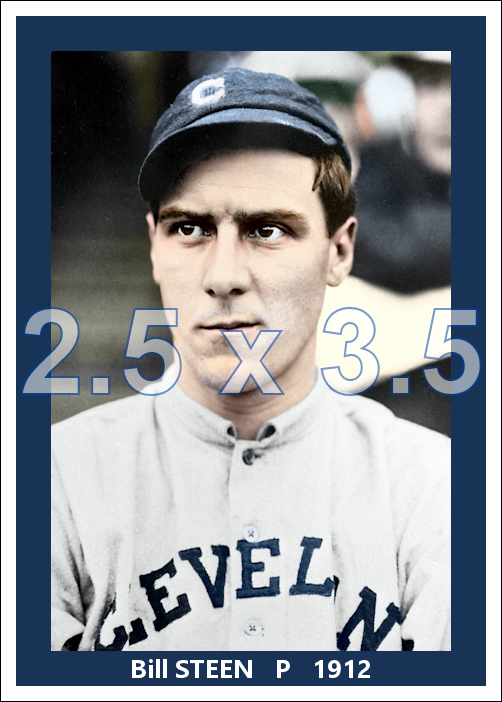 Bill Steen - 1912 Cleveland Naps - choose a size & style