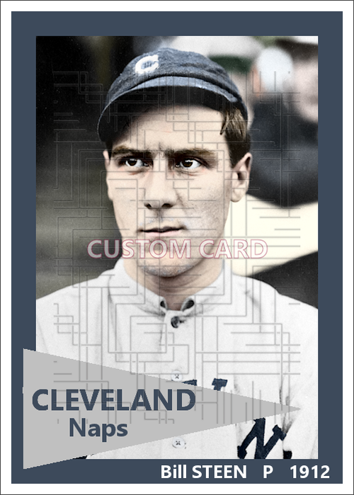 Bill Steen - 1912 Cleveland Naps - choose a size & style