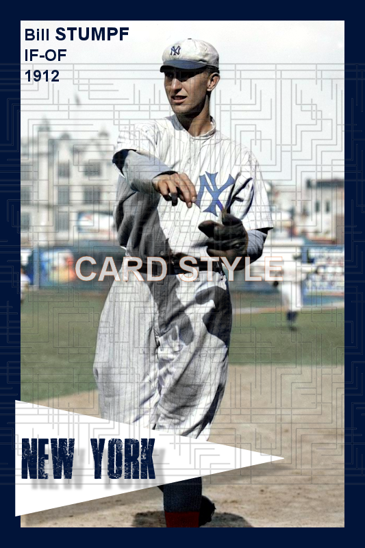 Bill Stumpf - 1912 New York Highlanders - choose a size & style