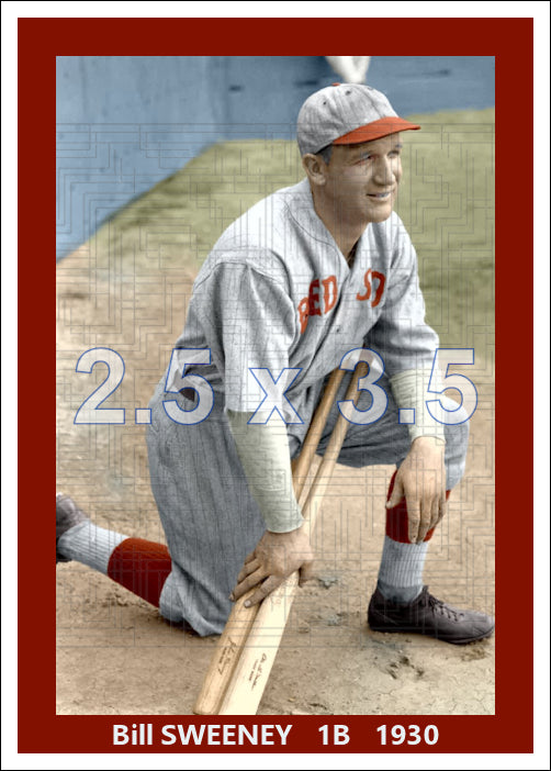 Bill Sweeney - 1930 Boston Red Sox - choose a size & style