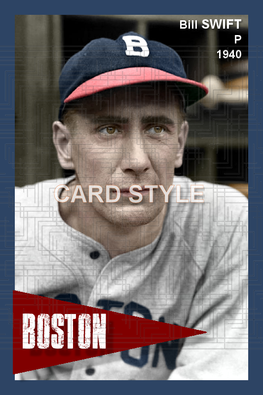 Bill Swift - 1940 Boston Bees - choose a size & style