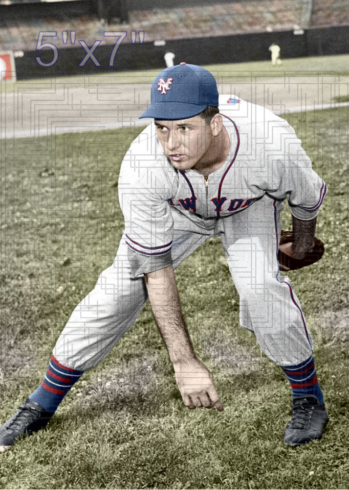 Bill Voiselle - 1943-46 New York Giants - choose a size & style