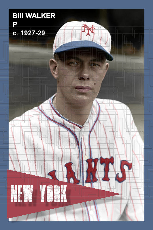 Bill Walker - 1927-29 New York Giants - choose a size & style