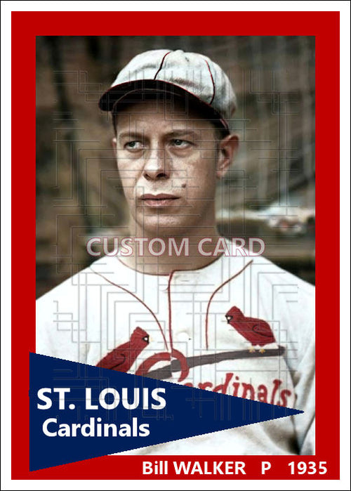 Bill Walker - 1935 St. Louis Cardinals - choose a size & style