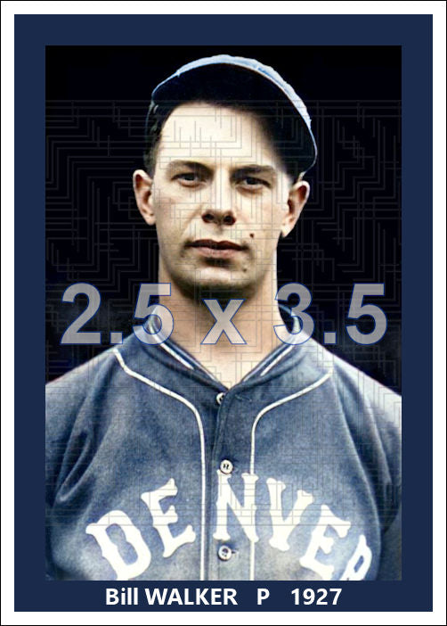 Bill Walker - 1927 Denver Bears - choose a size & style