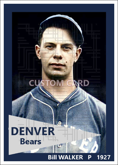 Bill Walker - 1927 Denver Bears - choose a size & style