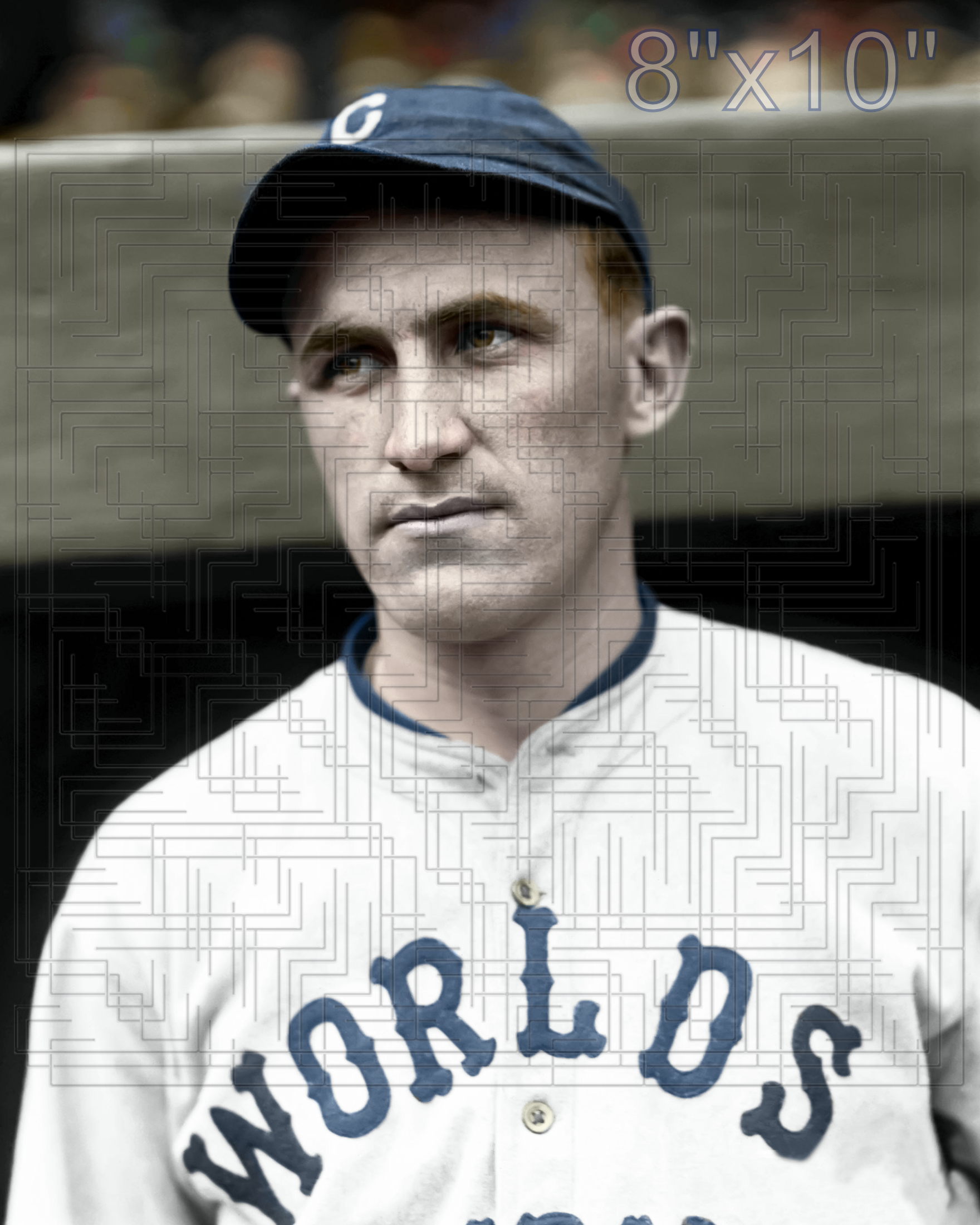 Bill Wambsganss - 1921 Cleveland Indians - choose a size & style