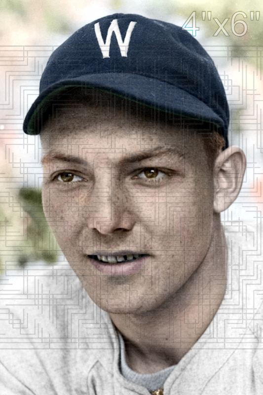 Bill Zinser - 1941 Washington Senators - choose a size & style
