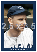Bill Zuber - 1940 Cleveland Indians - choose a size & style