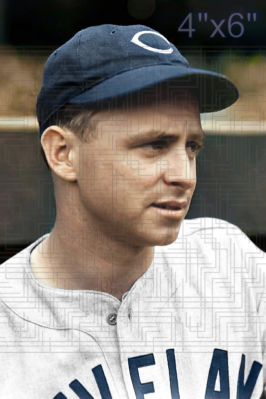 Bill Zuber - 1940 Cleveland Indians - choose a size & style