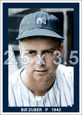 Bill Zuber - 1943 New York Yankees - choose a size & style