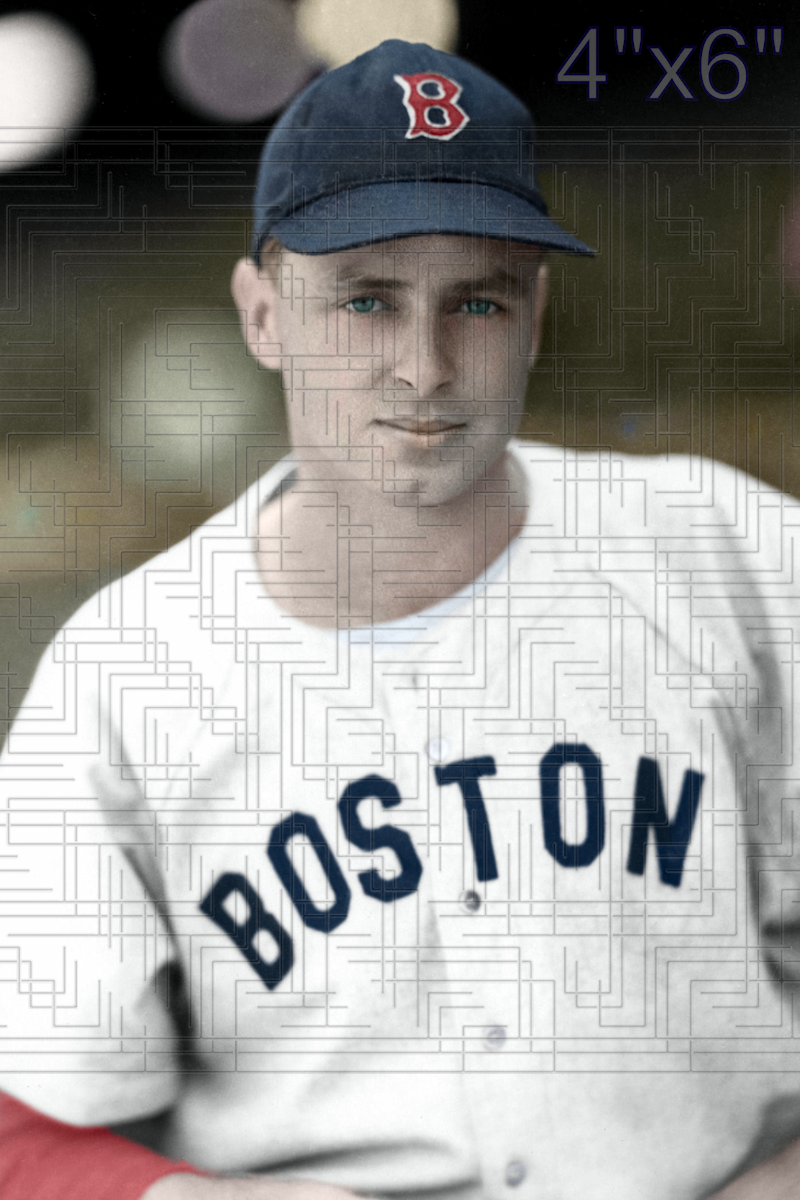 Bill Zuber - 1946 Boston Red Sox - choose a size & style