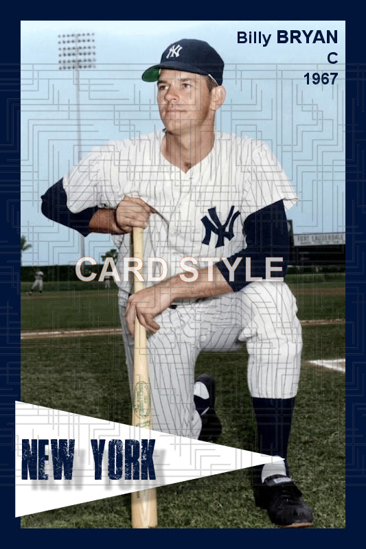 Billy Bryan - 1967 New York Yankees - choose a size & style