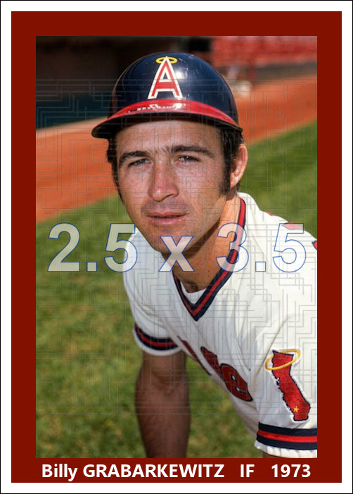 Billy Grabarkewitz - 1973 California Angels - choose a size & style