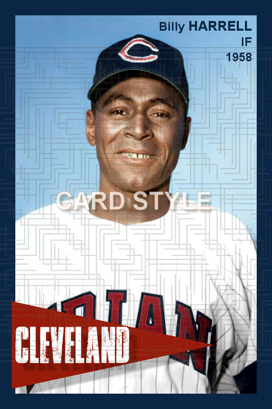 Billy Harrell - 1958 Cleveland Indians - choose a size & style