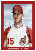 Billy Harris - 1968 Cleveland Indians - choose a size & style