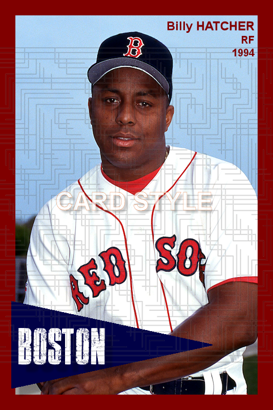 Billy Hatcher - 1994 Boston Red Sox - choose a size & style