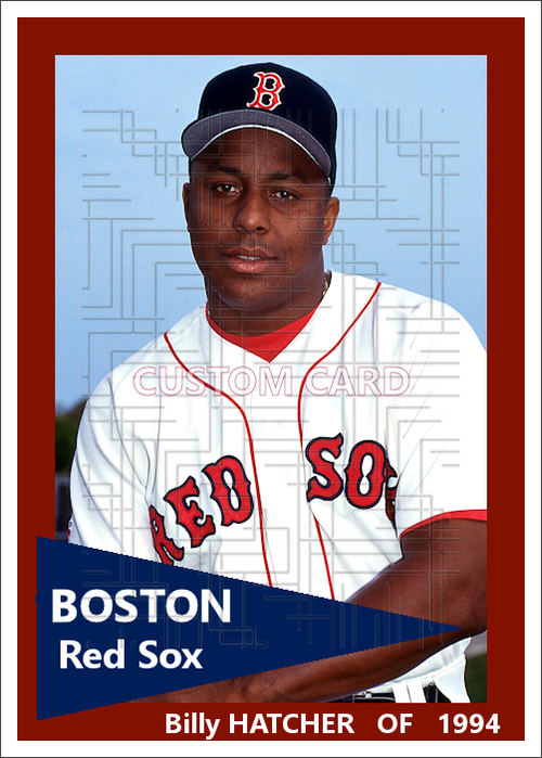 Billy Hatcher - 1994 Boston Red Sox - choose a size & style