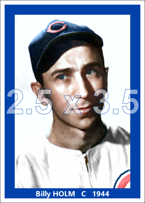Billy Holm - 1944 Chicago Cubs - choose a size & style