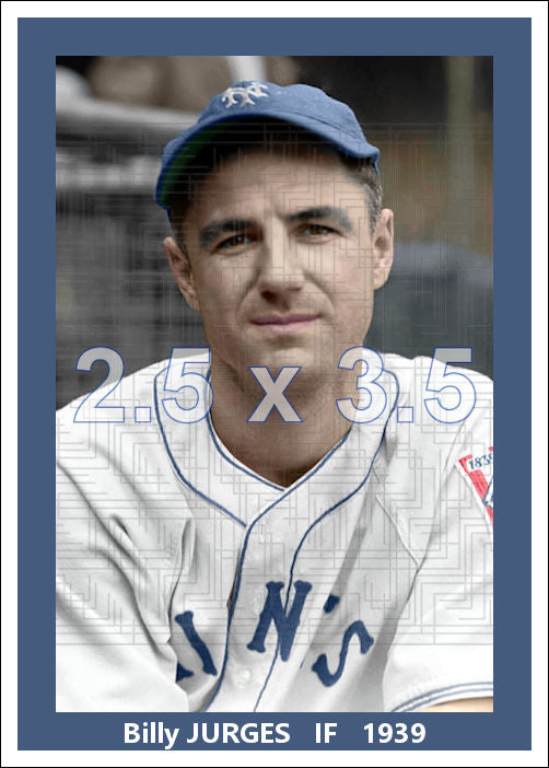 Billy Jurges - 1939 New York Giants - choose a size & style