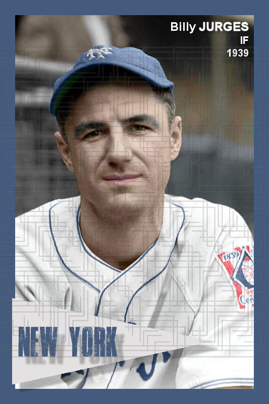 Billy Jurges - 1939 New York Giants - choose a size & style