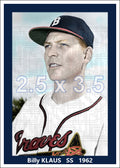 Billy Klaus - 1952 Boston Braves - choose a size & style