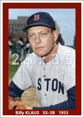 Billy Klaus - 1955 Boston Red Sox - choose a size & style