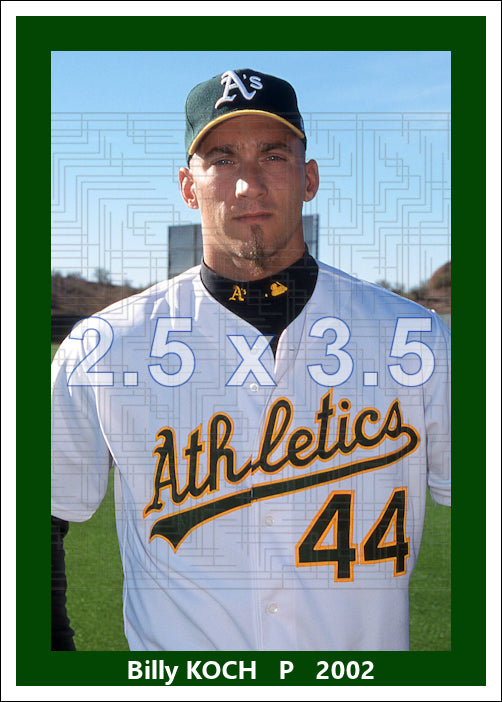 Billy Koch - 2002 Oakland Athletics - choose a size & style