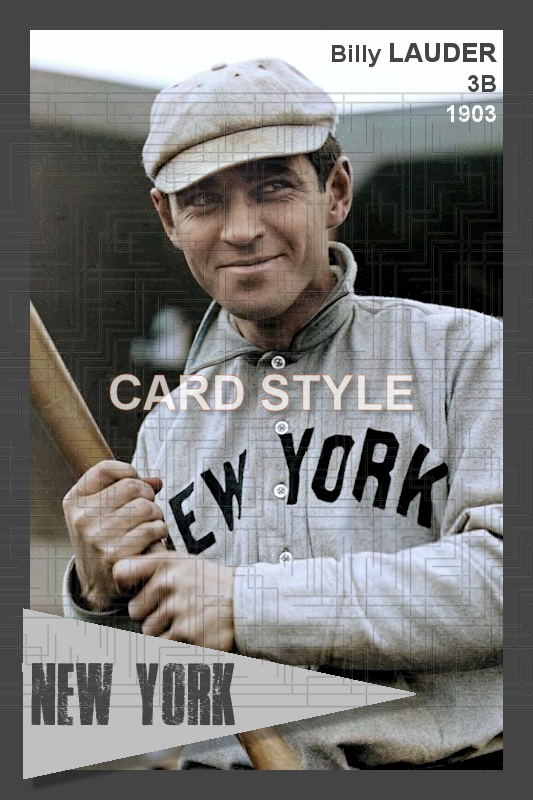 Billy Lauder - 1903 New York Giants - choose a size & style