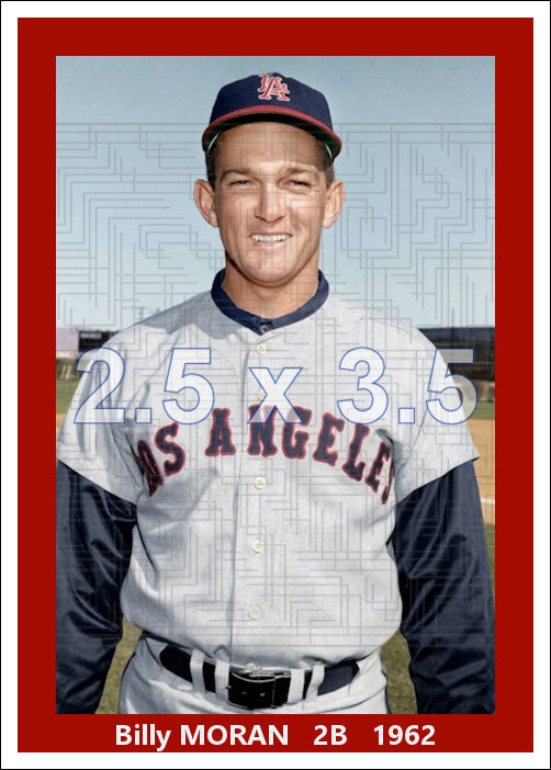 Billy Moran - 1962 Los Angeles Angels - choose a size & style