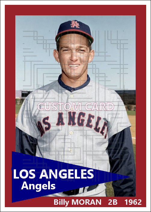 Billy Moran - 1962 Los Angeles Angels - choose a size & style