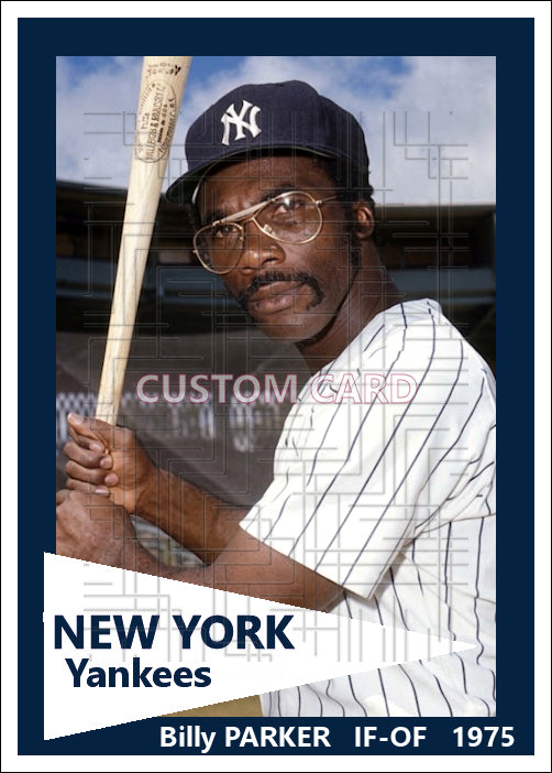 Billy Parker - 1975 New York Yankees - choose a size & style