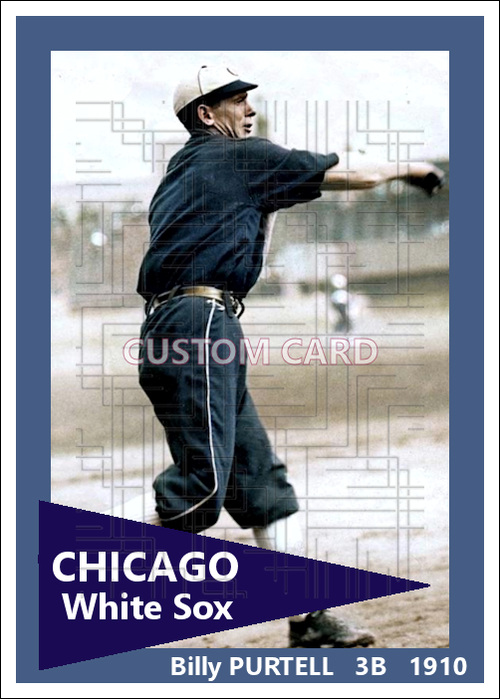 Billy Purtell - 1910 Chicago White Sox - choose a size & style