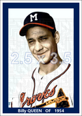 Billy Queen - 1954 Milwaukee Braves - choose a size & style