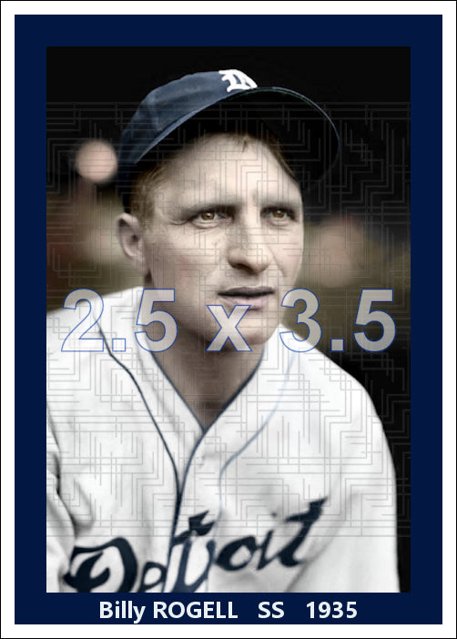 Billy Rogell - 1935 Detroit Tigers - choose a size & style