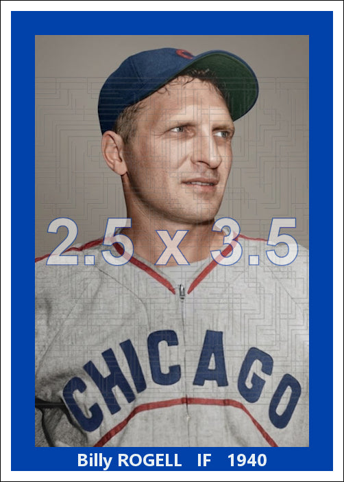 Billy Rogell - 1940 Chicago Cubs - choose a size & style