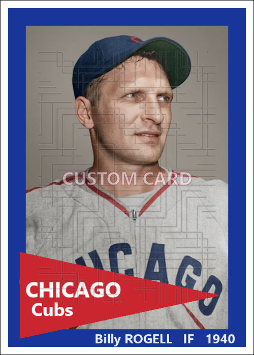 Billy Rogell - 1940 Chicago Cubs - choose a size & style